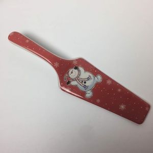Snowman Cake Server Christmas Cake Server
